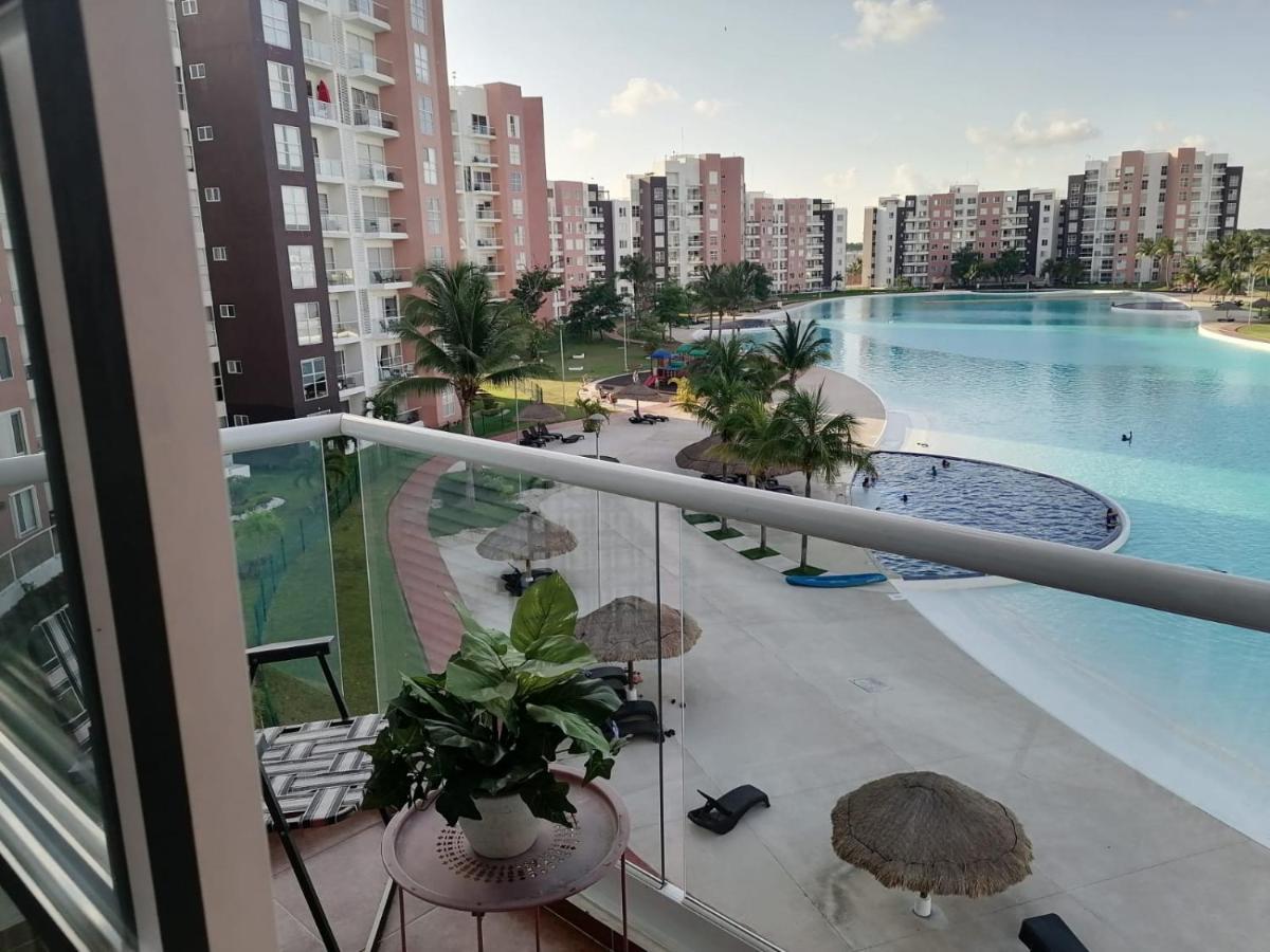 Dream Lagoons Apartment Cancun Bagian luar foto
